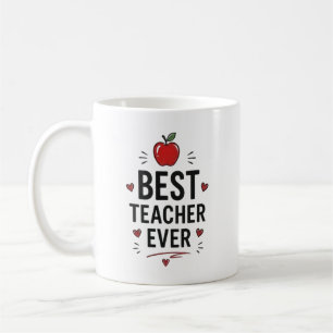 Best Teacher Ever Personalised Coffee Mug