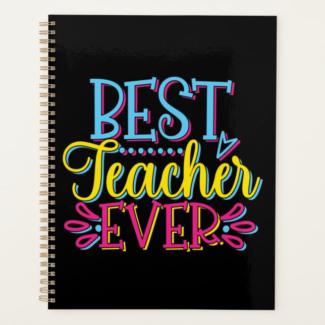 Best Teacher Ever Planner (Front)