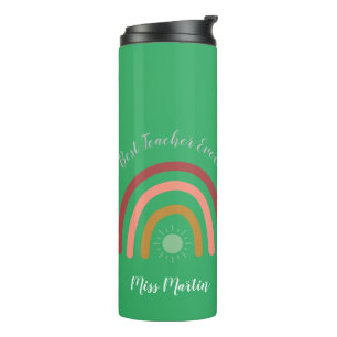 Best Teacher Ever Rainbow Sun all-over design Thermal Tumbler