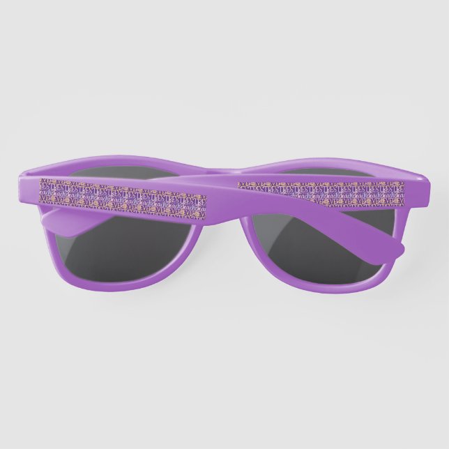 Best Teacher Ever Sunglasses (Back)