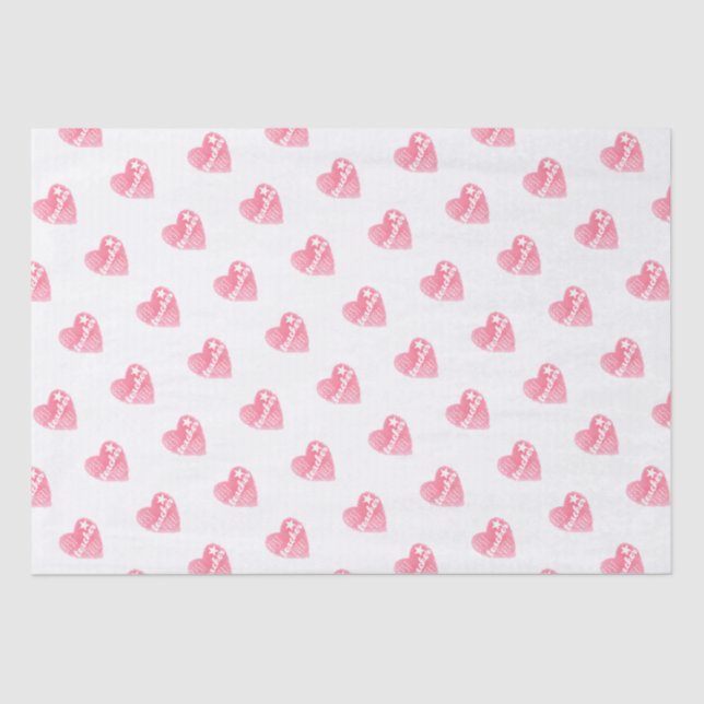 best teacher ever teacher appreciation gift  tissue paper (Front)