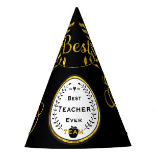 Best Teacher Ever TEAM Party Hat