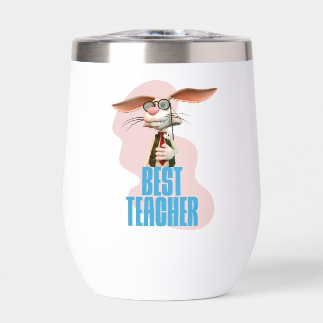 Best Teacher Funny Rabbit Classroom Humour (Front)