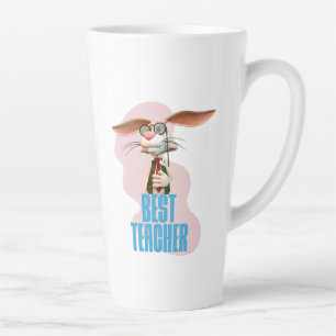 Best Teacher Funny Rabbit Classroom Humour Latte Mug