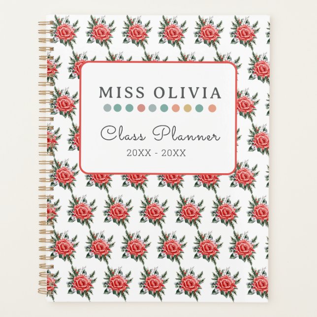 Best Teacher Gift Planner | Personalised Organiser (Front)