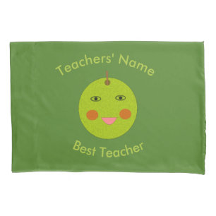 Best Teacher Happy Apple Custom Pillowcase