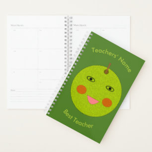 Best Teacher Happy Apple Custom Planner