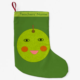 Best Teacher Happy Apple Custom Stocking