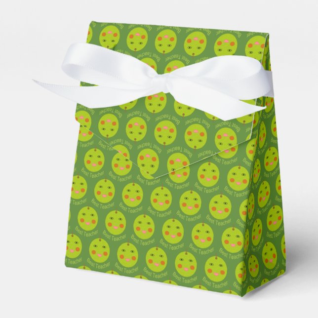 Best Teacher Happy Apple Favour Box (Front Side)