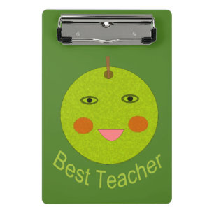 Best teacher Happy Apple Mini Clipboard
