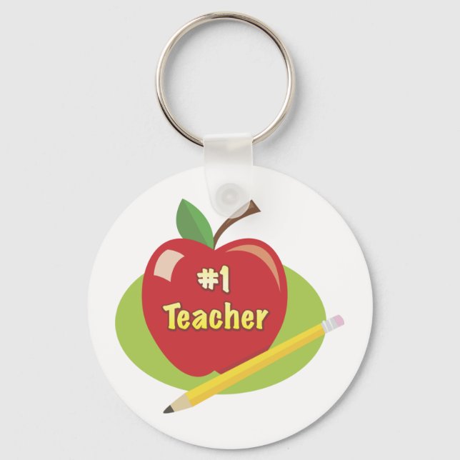 Best Teacher Key Ring (Front)