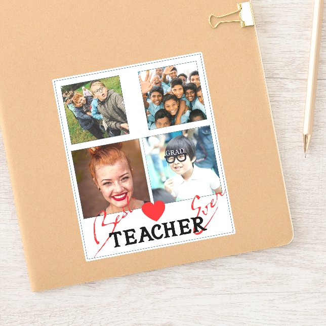 Best Teacher Photo Collage (Notebook)
