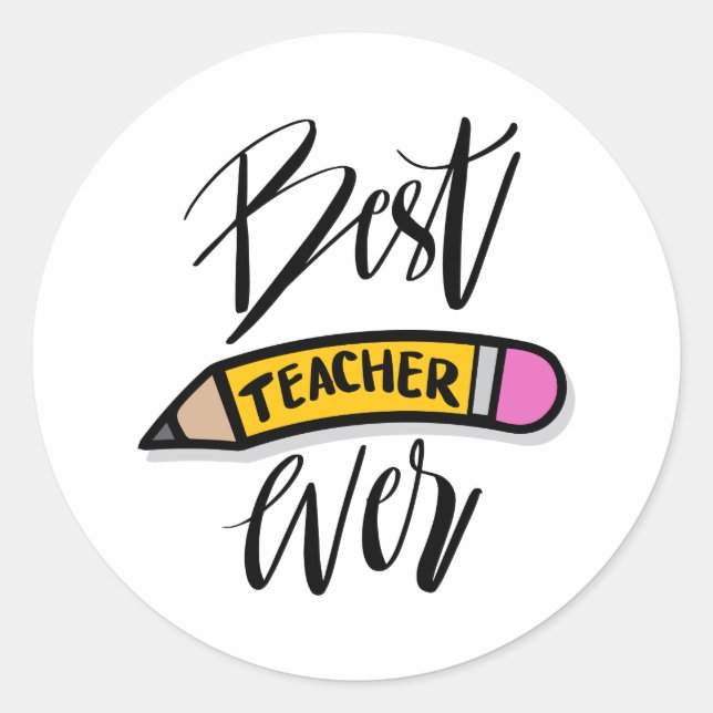 Best Teacher Sticker (Front)