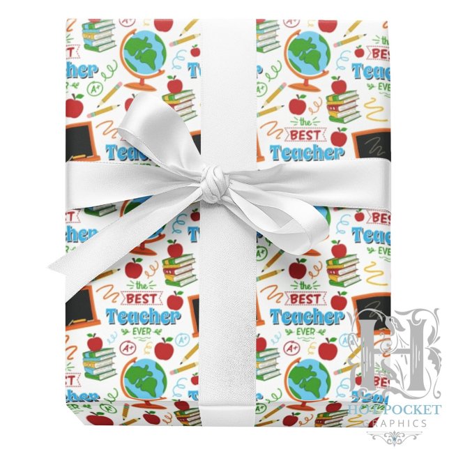 Best Teacher Wrapping Paper (Creator Uploaded)