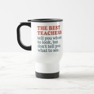 BEST TEACHERS custom monogram mugs