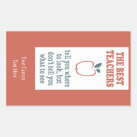 BEST TEACHERS custom stickers