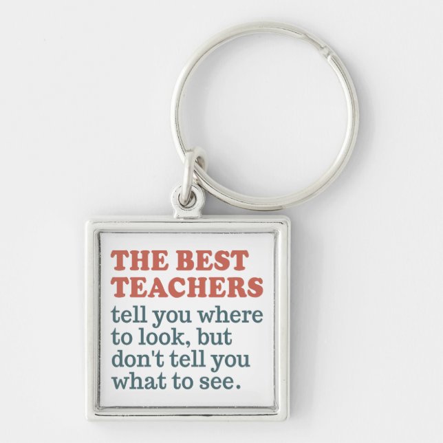 BEST TEACHERS key chain (Front)