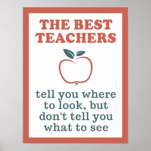 BEST TEACHERS poster