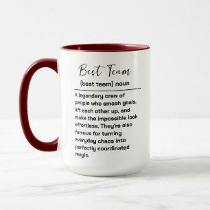Best Team Ever Fun Modern Team Appreciation Mug