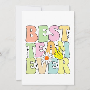 Best Team ever Thank You Card