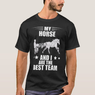 Best Team Horse Racing Equitation Trotting Harness T-Shirt
