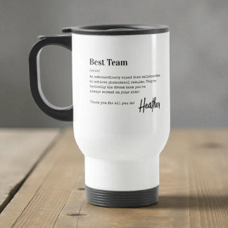 Best Team Thank You Employee Appreciation Gift Travel Mug