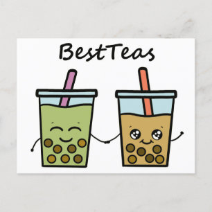 "Best-Teas" Card – A Perfect Blend of Cute and Fun