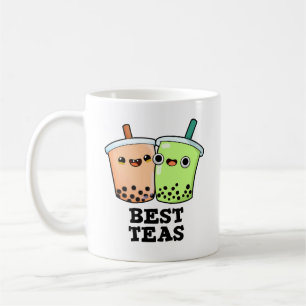 Best Teas Funny Besties Boba Tea Pun  Coffee Mug