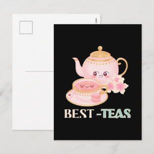 Best-Teas Tea Lovers Holiday Postcard
