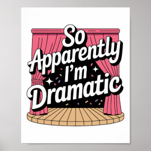 Best Theatre Art For Men Women Musical Drama Teach Poster