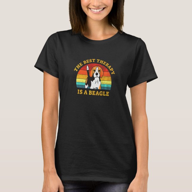 Best Therapy Is Beagle T-Shirt (Front)