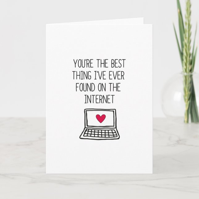 Best Thing on the Internet | Online Dating Holiday Card (Front)