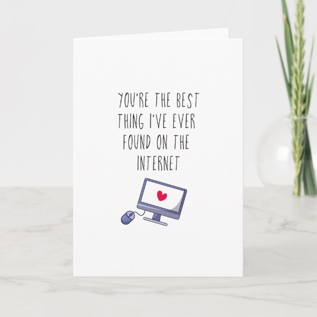 Best Thing on the Internet | Online Dating Holiday Card (Front)