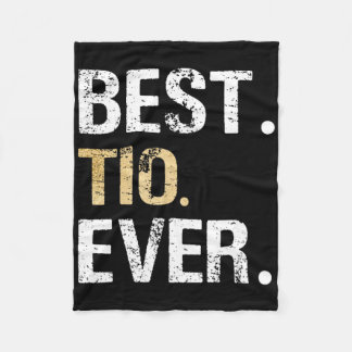 Best Tio Ever Spanish Latin Mexican Gift From Niec Fleece Blanket