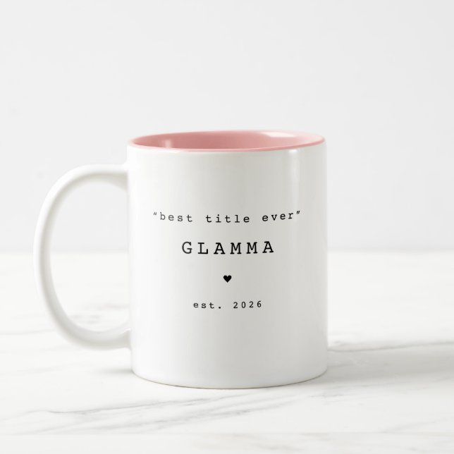 Best Title Ever Glamma Custom Mug (Left)
