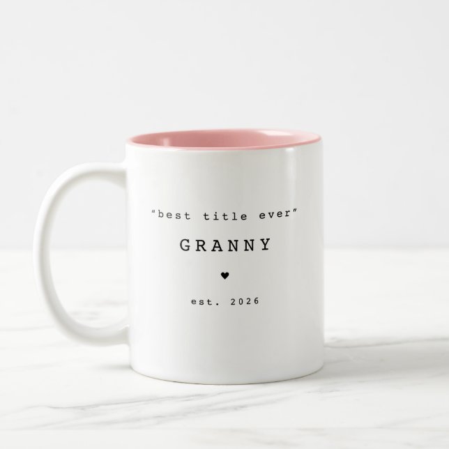 Best Title Ever Granny Custom Mug (Left)