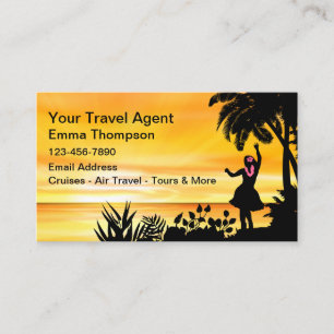 Best Travel Agent Business Card Template
