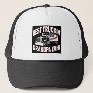 Best Truckin' Grandpa Ever Trucker Hat