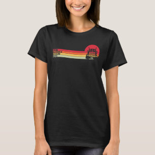 Best Truckin Mummy Ever Mum Retro Trucker Big Rig T-Shirt