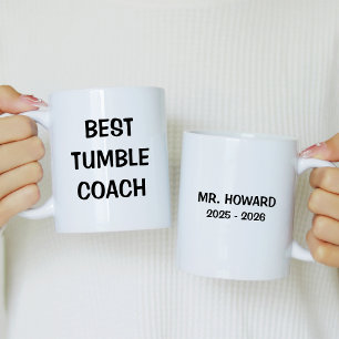 Best Tumble Coach with Name Coffee Mug