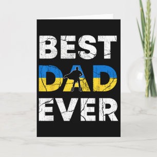 Best Ukrainian Dad Ever Ukraine Daddy Father's Day Card