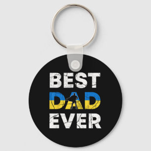 Best Ukrainian Dad Ever Ukraine Daddy Father's Day Key Ring
