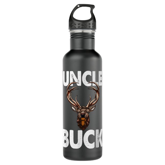Best Uncle Buck Ever Tee  Funny Men Hunting Deer B 710 Ml Water Bottle (Front)