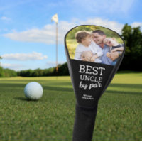 Best Uncle by Par Custom Photo Father's day black