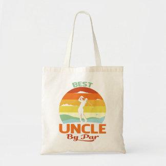 Best Uncle By Par Father's Day Golf Shirt Gift Tote Bag