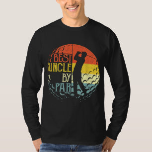 Best Uncle By Par Golf Lover Sports Christmas Gift T-Shirt