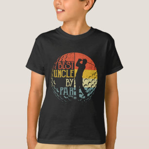 Best Uncle By Par Golf Lover Sports Christmas Gift T-Shirt