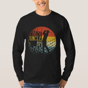 Best Uncle By Par Golf Lover Sports Christmas Gift T-Shirt