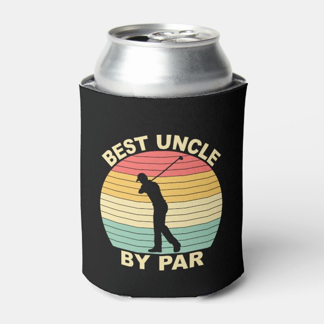 Best Uncle By Par - Golfing Can Cooler (Can Front)