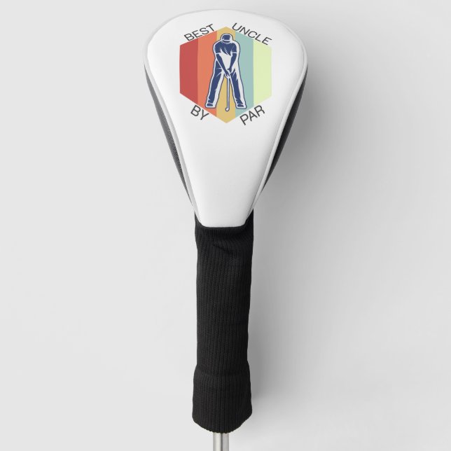 Best Uncle by Par Retro Golf Head Cover (Front)